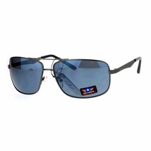 Air Force Mens Sunglasses Rectangular Navigator Metal Frame UV 400 - £9.42 GBP