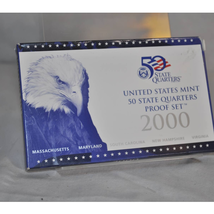 US Mint 2000 5-State Quarter Clad Proof Set OGP - $19.80