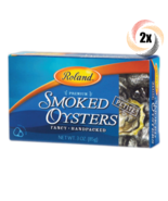 2x Packs Roland Premium Petite Smoked Oysters | 3oz | Easy Open Tin - $16.61