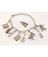 Solvar Sterling Silver Charm Bracelet and Pendant Set Gorgeous - $237.60