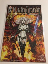 2019 Lady Death Apocalyptic Abyss #2 Mike Krome Cover Signed by Brian Pulido wit - £11.97 GBP