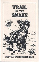 Trail of the Snake - Norvell W. Page - Sabre Press 2020 Western Chapbook - €2,62 EUR