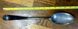 Vintage 13&quot; Large Flatware Silver Plate Serving Server Spoon - £7.07 GBP