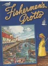 Fishermen&#39;s Grotto Restaurant Menu &amp; Recipe Book San Francisco California 1940s - £37.72 GBP