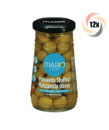 12x Jars Mario Pimiento Stuffed Manzanilla Olives | 5.75oz | Fast Shipping! - £36.16 GBP