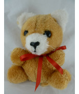 Dakin Vintage i1978 Golden Teddy Bear Plush 5 Inch Mini Ground Nut Shells - £6.78 GBP