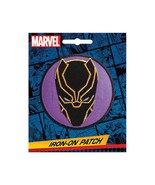 Black Panther Symbol Patch Purple - £10.36 GBP