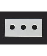 43mm x 22mm CERAMIC 3-hole Slitter Blade (.3mm thick) “3-hole slitters” ... - £13.76 GBP