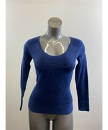 RW &amp; CO. Women&#39;s Acrylic Blend Sweater Size Small Blue Long Sleeve Round... - $11.87