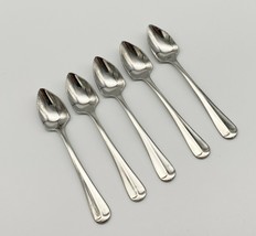 Farberware Brookfield Set of 5 Stainless Fruit Orange Spoons Serrated 6&quot; Tipped - £9.38 GBP