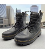 Dr. Martens Mens Size 9 IOWA WP Waterproof Air Wair Black Leather Work B... - $1,834.76 MXN