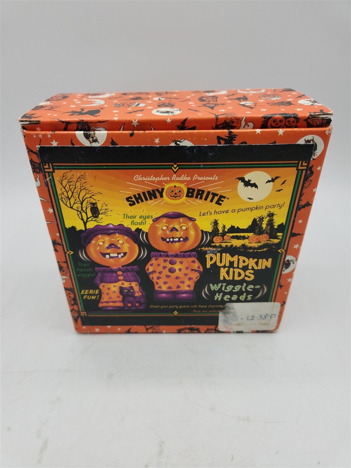 Christopher Radko Pumpkin Kids Bobble Heads Set Wiggle-Heads - $133.16