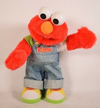 Sesame Street Lets Pretend Elmo Plush Talking Toy Doll Mattel Fisher Price 1999 - £14.46 GBP