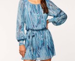 Ramy Brook emberly dress CALYPSO BLUE LUREX SWIRL - $116.00
