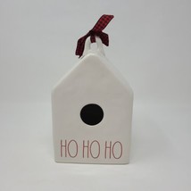 Rae Dunn HO HO HO Christmas Birdhouse Red Writing BRAND NEW 2020 - £33.39 GBP