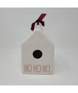 Rae Dunn HO HO HO Christmas Birdhouse Red Writing BRAND NEW 2020 - £33.47 GBP