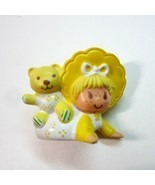Vintage Strawberry Shortcake Butter Cookie with Jelly Bear Miniature PVC Figure - $5.99