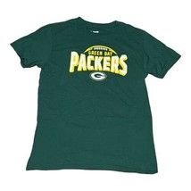 Team Apparel NFL Football Green Bay Packers Men's Size M Cotton T-Shirt Green - £18.67 GBP