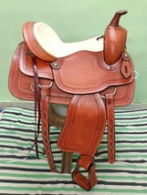 Western in vera pelle Pleasure Trail Roper Horse Sella 16&quot; tutte le taglie - £310.74 GBP