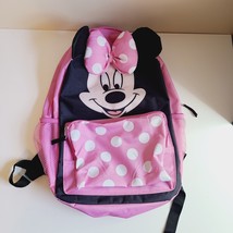 Disney Minnie Mouse Mini Backpack Pink Kids Children&#39;s Pre-School Used - £8.41 GBP
