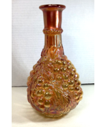 Imperial Carnival Glass Grape Marigold Wine Decanter 9&quot; Tall - No Stopper - $48.00