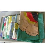 Gently Used Lot of 8 Outdoor Decorative Festive Nylon Flags - SUPER CUTE... - $59.39