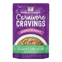 Stella and Chewys Carnivore Cravings MorselsNGravy Salmon and Tuna Recipe 2.8oz. - £59.30 GBP