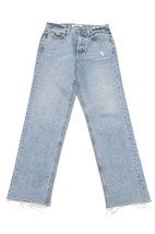 Grlfrnd Shr Helena Jeans In Blue Denim Women Light Blue Xs - $107.35