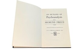 An Outline of Psychoanalysis by Freud 1949 HC 1st Norton Ed. James Strachey image 3