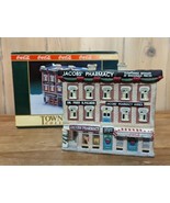 1992 COCA-COLA JACOB&#39;S PHARMACY Town Square Collection Christmas Village... - £66.83 GBP