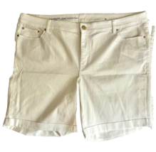 Talbots Flawless White Denim Girlfriend Short 22W - $18.99