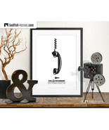 Dial M For Murder Print, Alternative Movie Poster, Minimal, B&W, Hitchock Fans - $10.00 - $55.00