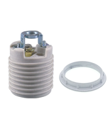 Keyless Porcelain Threaded Socket with Hickey, Medium Base E26 Threaded ... - $242.05 MXN