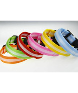 New Pet Dog Leash Collar LED Glow in the dark 3 Flash Modes 6 colors - £4.72 GBP+