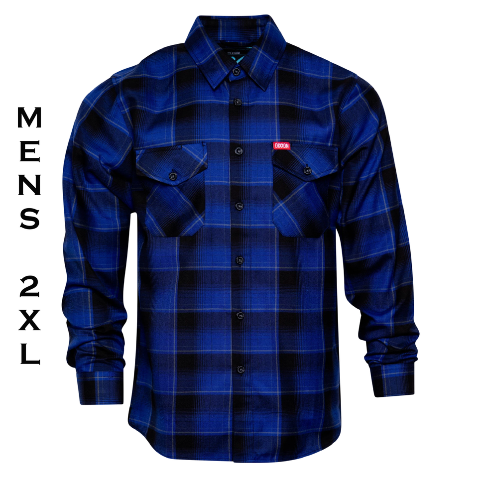 DIXXON FLANNEL x RYAN ANDERSON Flannel Shirt - Men&#39;s 2XL - COLLAB - $84.15