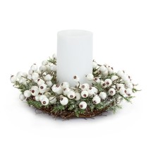Mini Wreath/Candle Ring 10.5&quot;D Plastic - £34.07 GBP