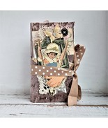 Family journal Familiar tree junk journal for sale Heritage notebook han... - $500.00