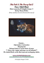 The Owl &amp; The Pussy cat 2 ~~ Cross Stitch Pattern - $19.95