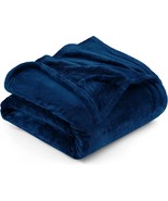 Clearance Sale Brand New Flannel Blanket - Navy Blue 90x90 inch (sku:TZ18 ) - £12.64 GBP