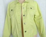 Jacket Levis-Style Neon Green Metal Buttons RUBY RD FAVORITES 12 - £6.26 GBP