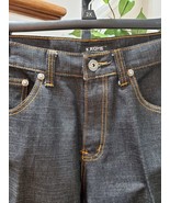 Krome Men Blue Denim Cotton High Rise Straight Fit Casual Jeans Pant Siz... - $47.86 CAD