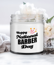 Funny Barber Candle - Happy National Day - 9 oz Candle Gifts For Co-Work... - £15.76 GBP