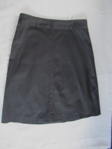 Banana Republic skirt A-line  knee length Size 2 black  unlined - £11.53 GBP