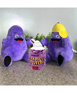 Purple Grimace Shake Soft Stuffed Doll Plush Toy Cute Hugging Pillow Kid... - £14.37 GBP