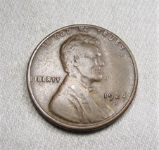 1924-D Lincoln Wheat Cent VG Coin AL997 - £30.69 GBP