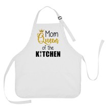 Mom Queen of the Kitchen Apron, Mom Queen of the Kitchen Gift, Mothers Day Apron - £14.36 GBP