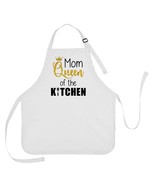 Mom Queen of the Kitchen Apron, Mom Queen of the Kitchen Gift, Mothers D... - £14.33 GBP