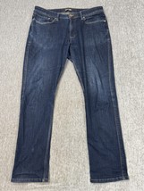 DUER Jeans Mens 36x32 (35x31) Blue L2X Relaxed Fit Stretch Denim Pants Work - $36.62
