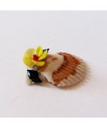 Real Seashell w Shell Flower Home Decor OOAK Dollhouse Miniature - £4.46 GBP