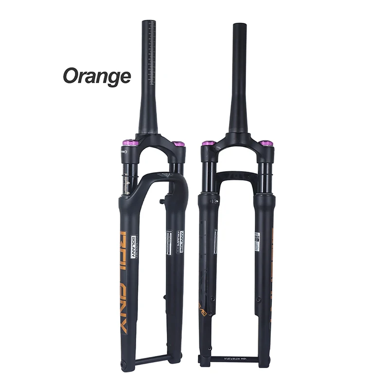 Bolany Road Bicycles Fork Magnesium Alloy Air Suspension 700C 100mm Bike Fork Lo - £299.15 GBP